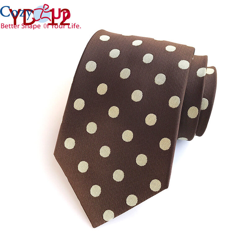 Cà Vạt Ấm Áp Cho Nam, Vải Jacquard Thiết Kế Màu Trơn Cho Đám Cưới Tiệc Công Sở Cổ Điển