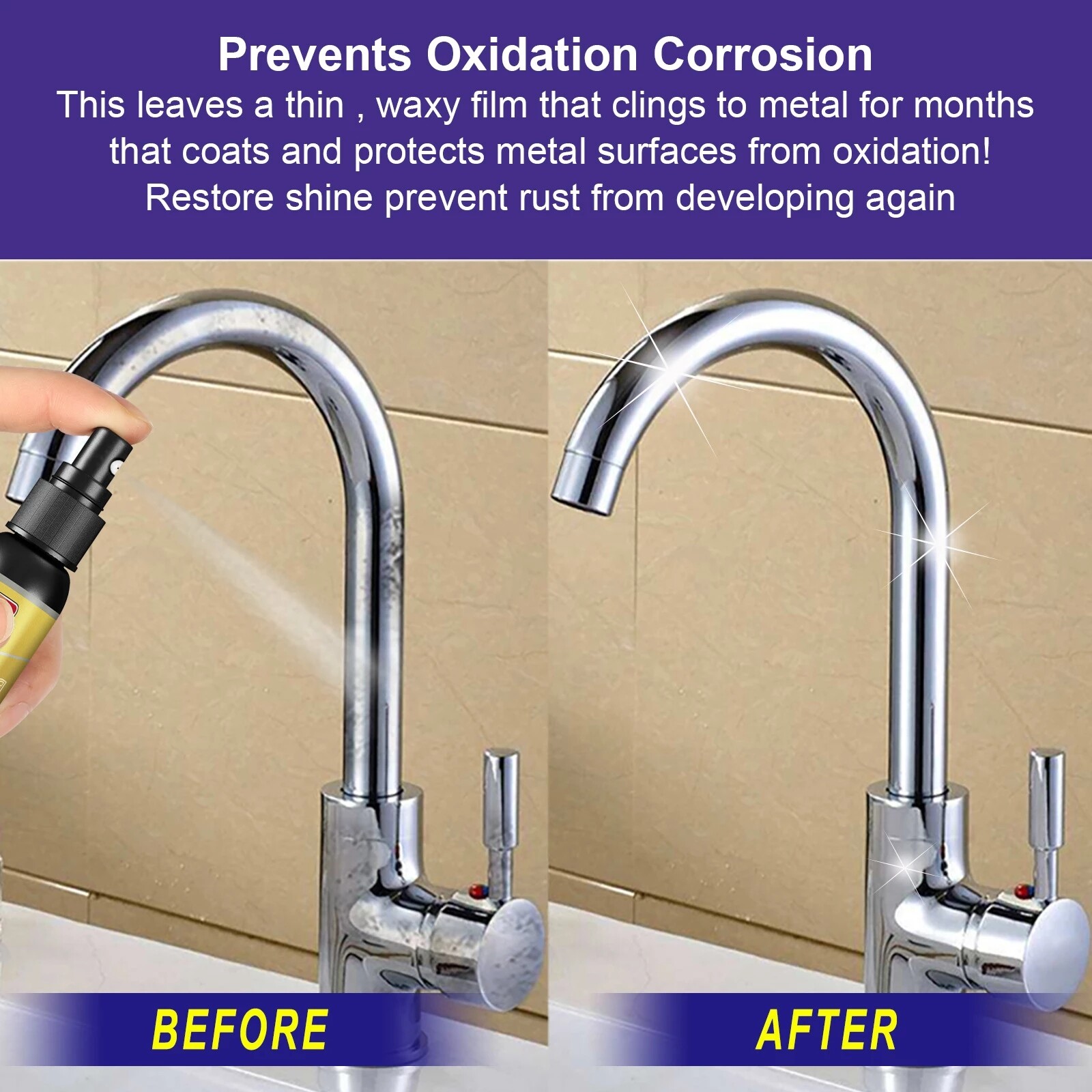 【88HomeStore】30ml Home Rust Remover Multi-Purpose Rust Inhibitor Auto Window Rust Remover Derusting Spray Metal Polish Rust Converter