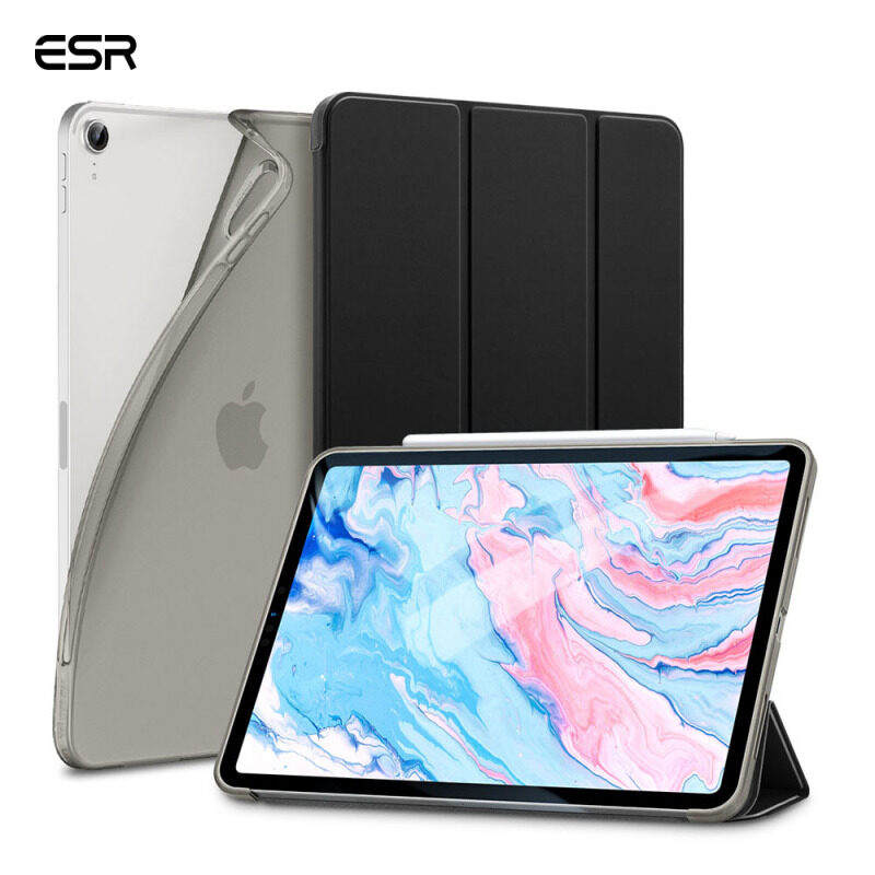 Ốp ESR Cho iPad Air 4 iPad Pro 12.9 (2020) iPad Pro 11 2020, ốp Thông Minh Rebound Slim Với Chế Độ Tự Động Tắt/Mở [Chế Độ Xem/Gõ] [Mặt Sau Bằng TPU Mềm Với Vỏ Bọc Cao Su] Cho iPad Air 4 iPad Pro 2020