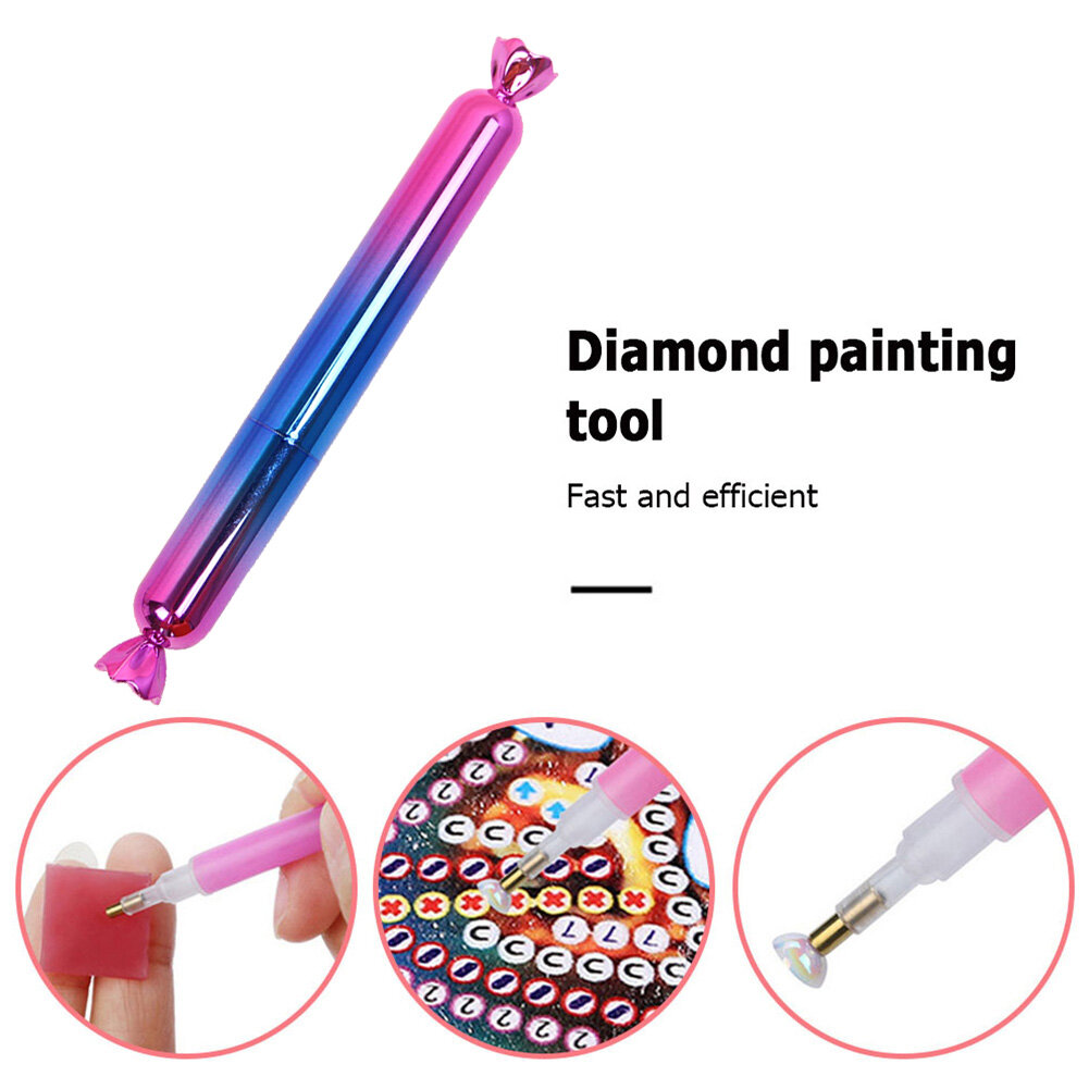 5D Point Drill Pen Candy Shape Diamond Painting DIY Crafts Sewing Accessories