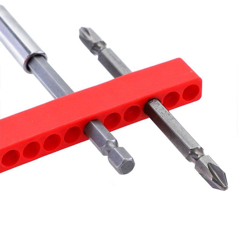 Dụng Cụ Giữ Mũi Khoan Lục Giác 6/12 Lỗ Tuốc Nơ Vít Dụng Cụ Hộp Đựng Đầu Bằng Nhựa, Mềm, Phân Loại Bền Đồ Gia Dụng