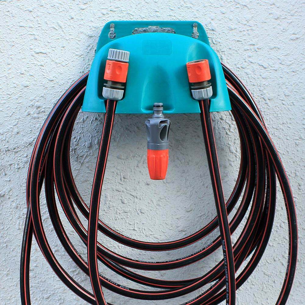 Wall Mounted Garden Hose Pipe Reel Hanger Holder Cable Storage Bracket