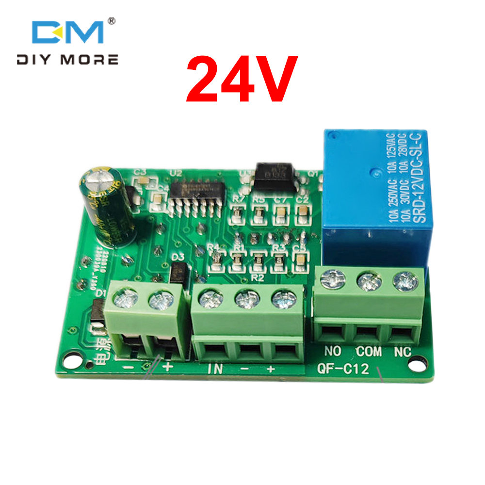 diymore 5V 12V 24V Rơle hẹn giờ lập trình Rơle tác dụng chậm mô-đun chu kỳ hẹn giờ với màn hình LED