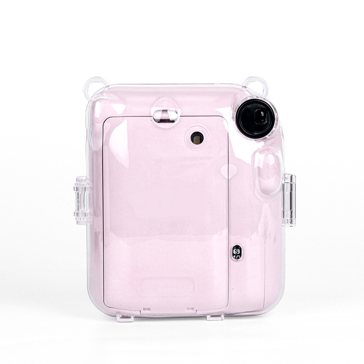 【Yadea hongkong】ốp bảo vệ Instax mini 12 Ốp bảo vệ trong suốt pha lê Túi máy ảnh mini 12 Ốp bảo vệ có dây đeo vai