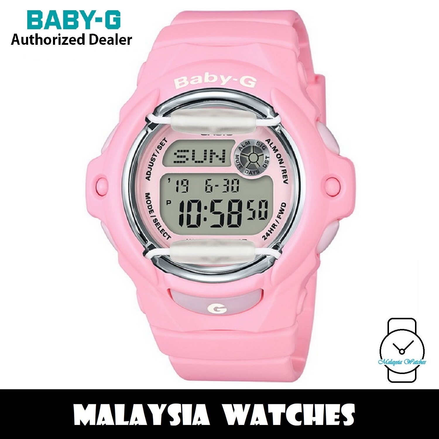 OFFICIAL WARRANTY Casio Baby G BG 169R 4C Special Color Model Digital Pastel Pink Resin Watch BG169R BG169R 4C BG 169R 4CDR Lazada