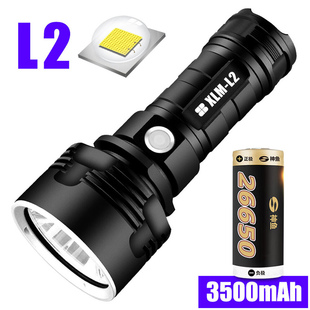 Đèn Pin Siêu Sáng Đèn Pin Chiến Thuật Sạc Lại Được Đèn Pin Led Siêu Mạnh L2 / P70 Chính Hãng Đèn Ngoài Trời Chống Nước USB Chiến Thuật, Đèn Pin Đèn Lồng Siêu Sáng Hoạt Động Bằng Pin