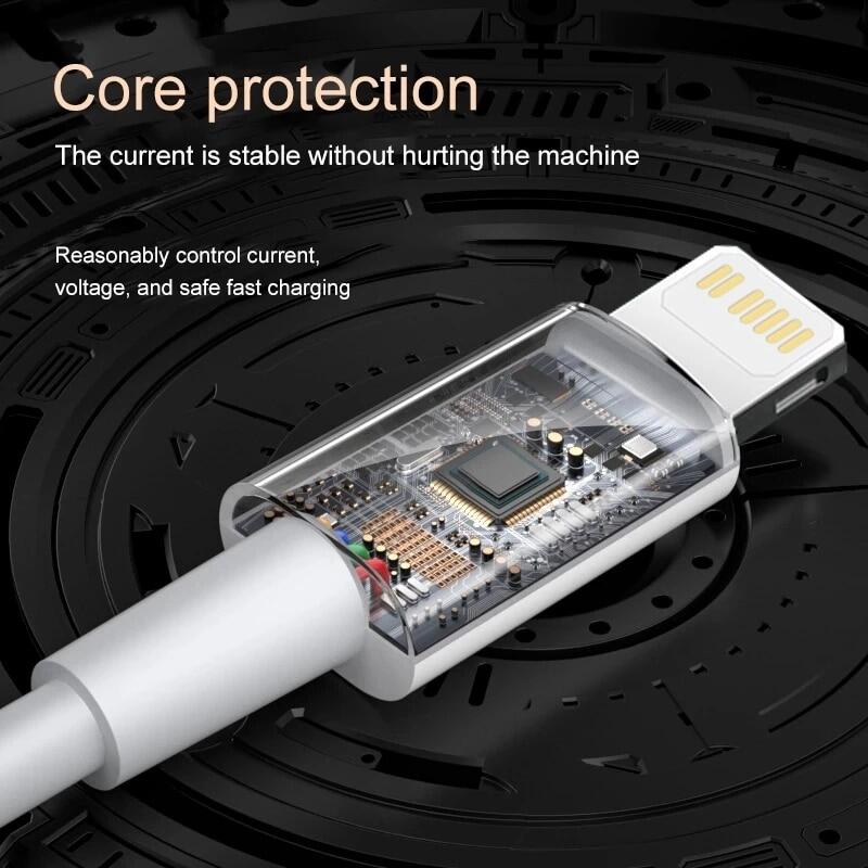 Cáp USB Type C To Lightning Sạc Nhanh PD 30W Chính Hãng Cho Apple Iphone 14 13 12 11 Dây Dữ Liệu Sạc Phụ Kiện Điện Thoại