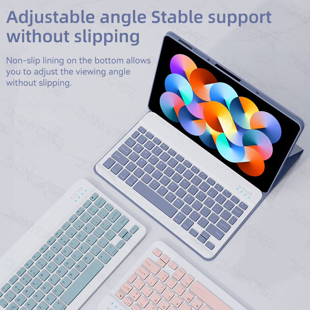 Vỏ bàn phím cho 2023 Mi pad Đỏ Se 11inch 2024 Mi pad Đỏ Pro 12.1inch POCO Pad 12.1inch máy tính bảng Xiaomi Pad Mi Pad 7 / 7 Pro 11.2inch Mi Pad 6 / 6 Pro 11inch với bàn phím tương thích Bluetooth