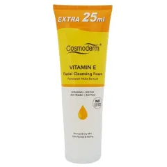 kebaikan cosmoderm vitamin e facial cleansing foam