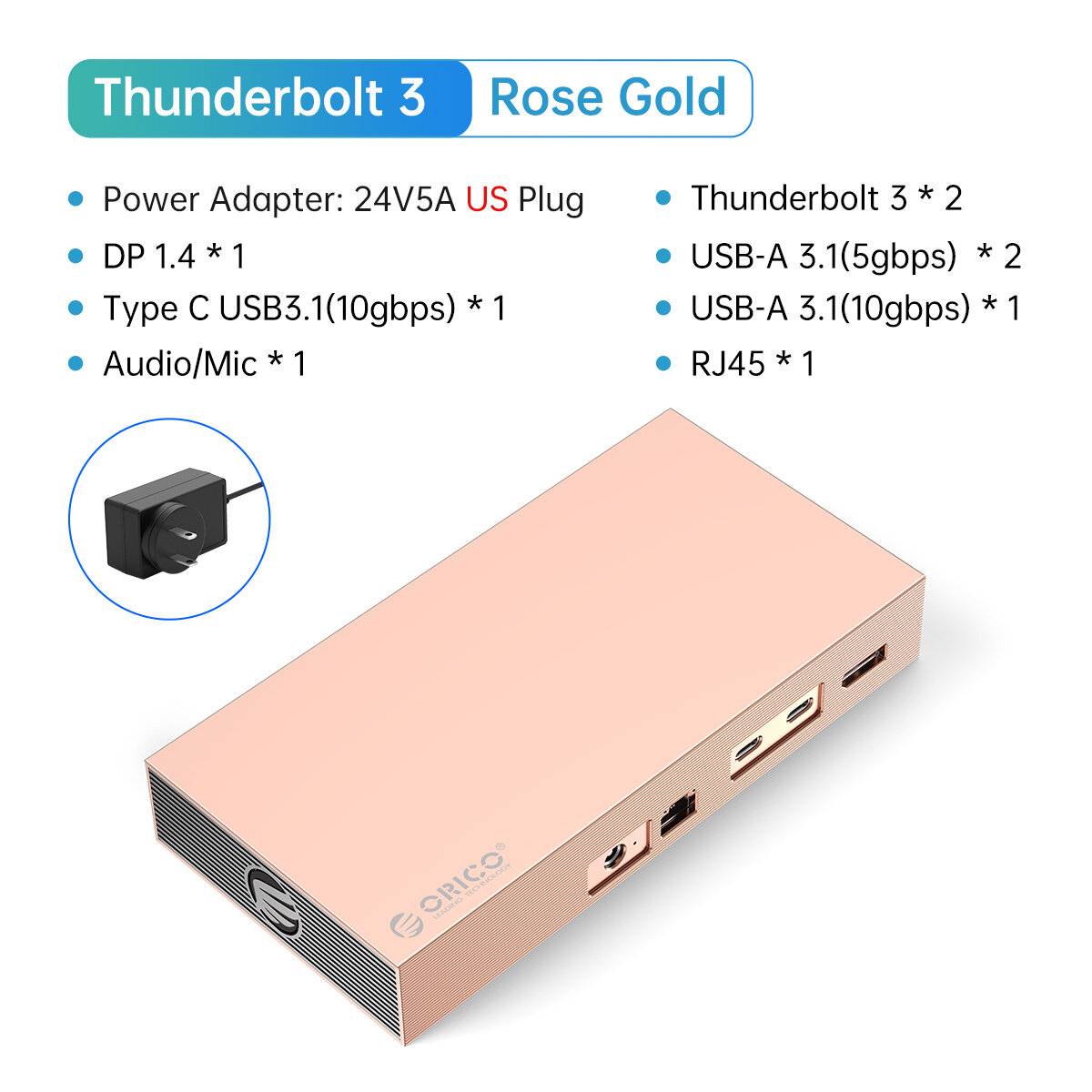 Usb c hub, usb c hub multiport adapter built-in sata/nvme card slot, usb c 3.0 hub with 40gbps thunderbolt 3 ports, dp 1.4 , usb 3.1 data ports, rj45/audio port, usb c 60w power delivery for windows, mac os - midas store