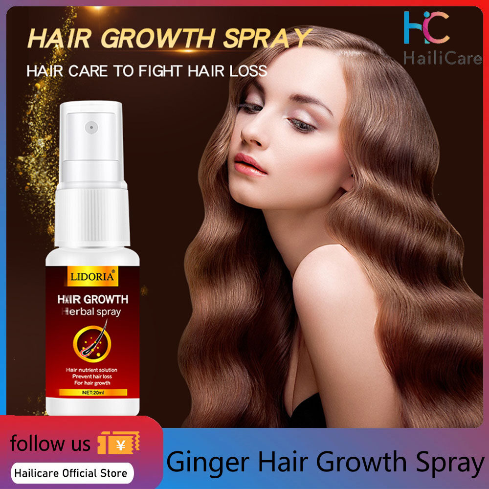 Hailicare Ginger Hair Growth Spray 20ml Hair Root Nourishment Solution