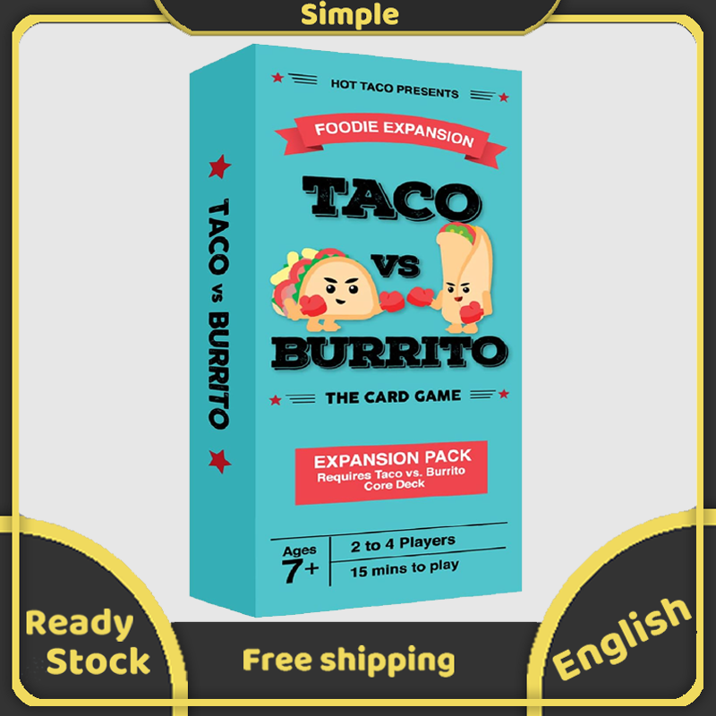 Taco vs Burrito Expansion Pack Board Game