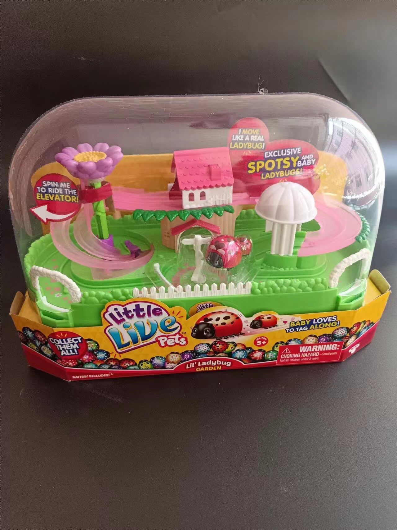 Little Live Pets Lil' Ladybug Garden Spotsy Baby Playset Lazada