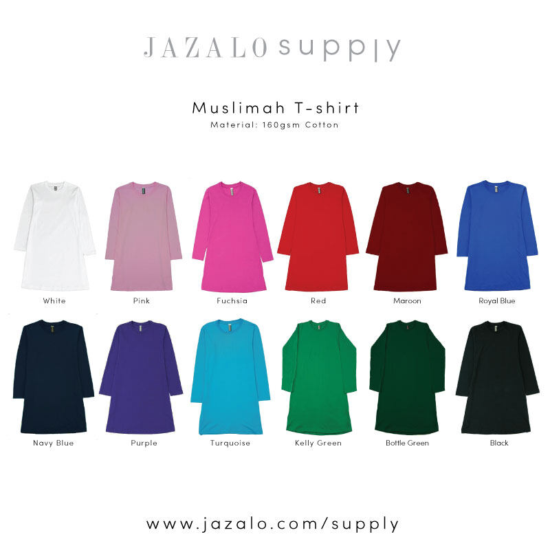 Beli Baju Tshirt Putih Kosong Lengan Panjang Pada Harga Terendah Lazada Com My