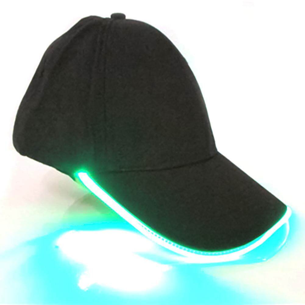 New Unisex Led กระพริบเบสบอลหมวกกีฬามีไฟเรืองแสงหมวก Uk By Moonarstore