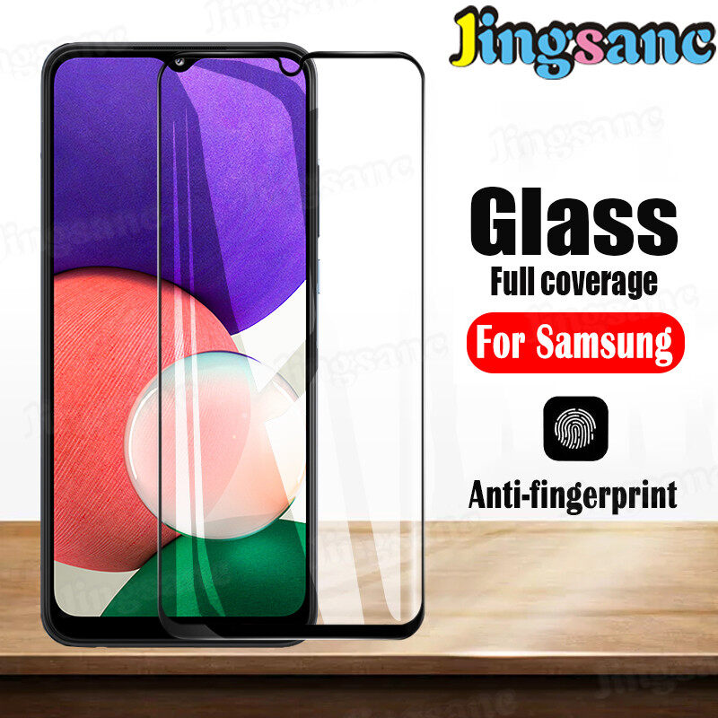 Jingsanc 1~2Pieces For Samsung Galaxy M32 Full Cover Clear Protect 9H Hardness Tempered Glass Screen Protector Film