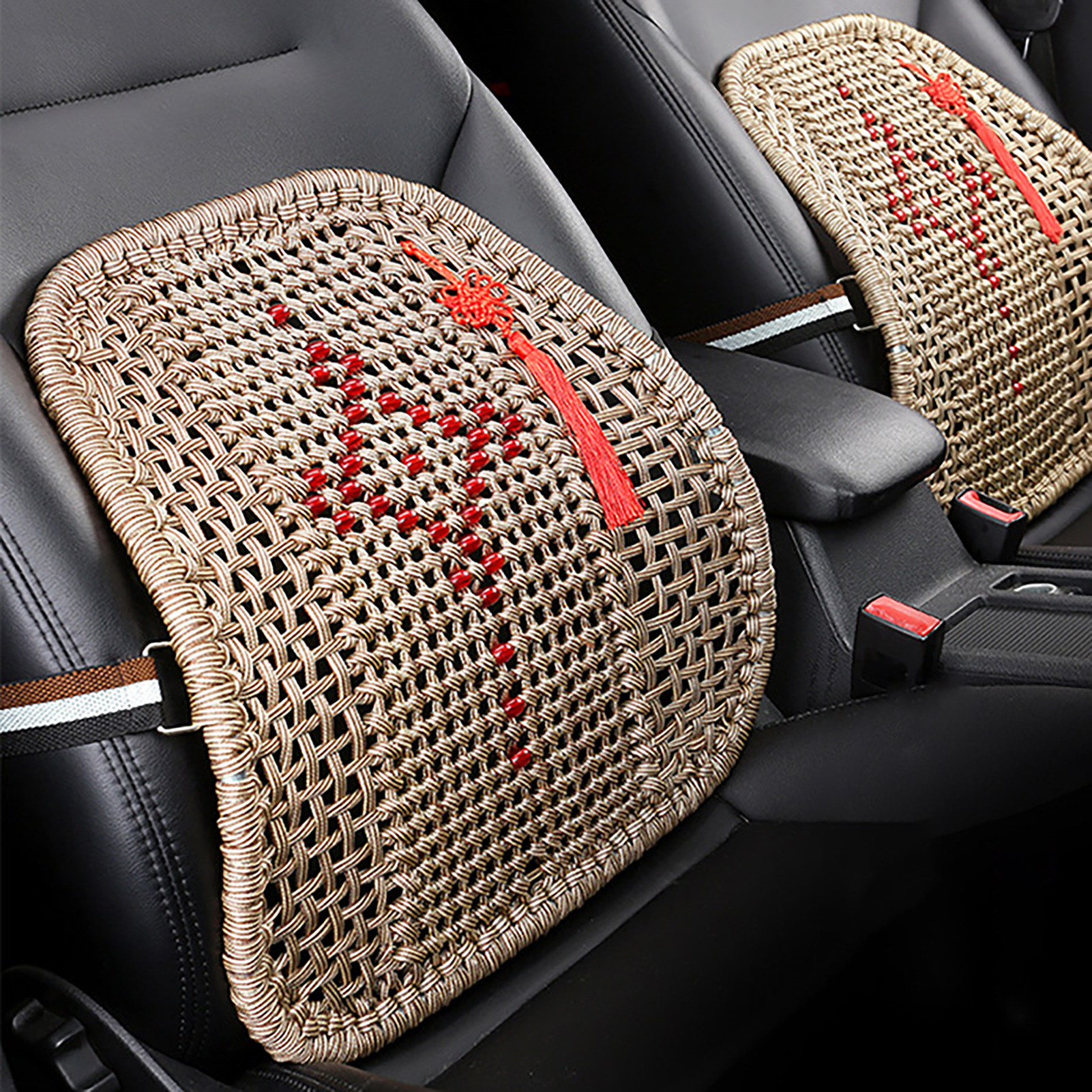 Back Support Mesh Ventilate Wear-resistant Moisture Absorption Durable Dirt-resistant Relief Pain Ergonomic Car Seat Chair Lumbar Back Support for Office Durable Back Support