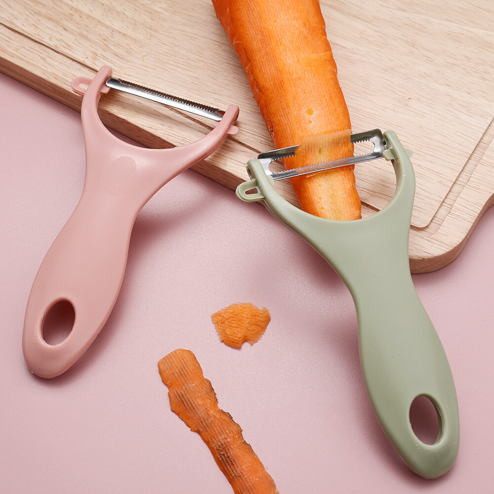 【Homior】1/3PCS Multi Functional Stainless Steel Peeler Portable Vegetable Kitchen Multifunctional Peeler Kitchen Household Kitchen Peelers