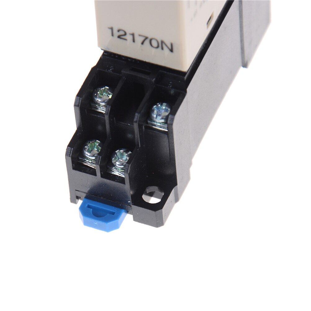 1set H3y-2 Ac 220v Delay Timer Time Relay 0 - 60 Second 0~ 30s With Base High Quality Time Relay With Socket