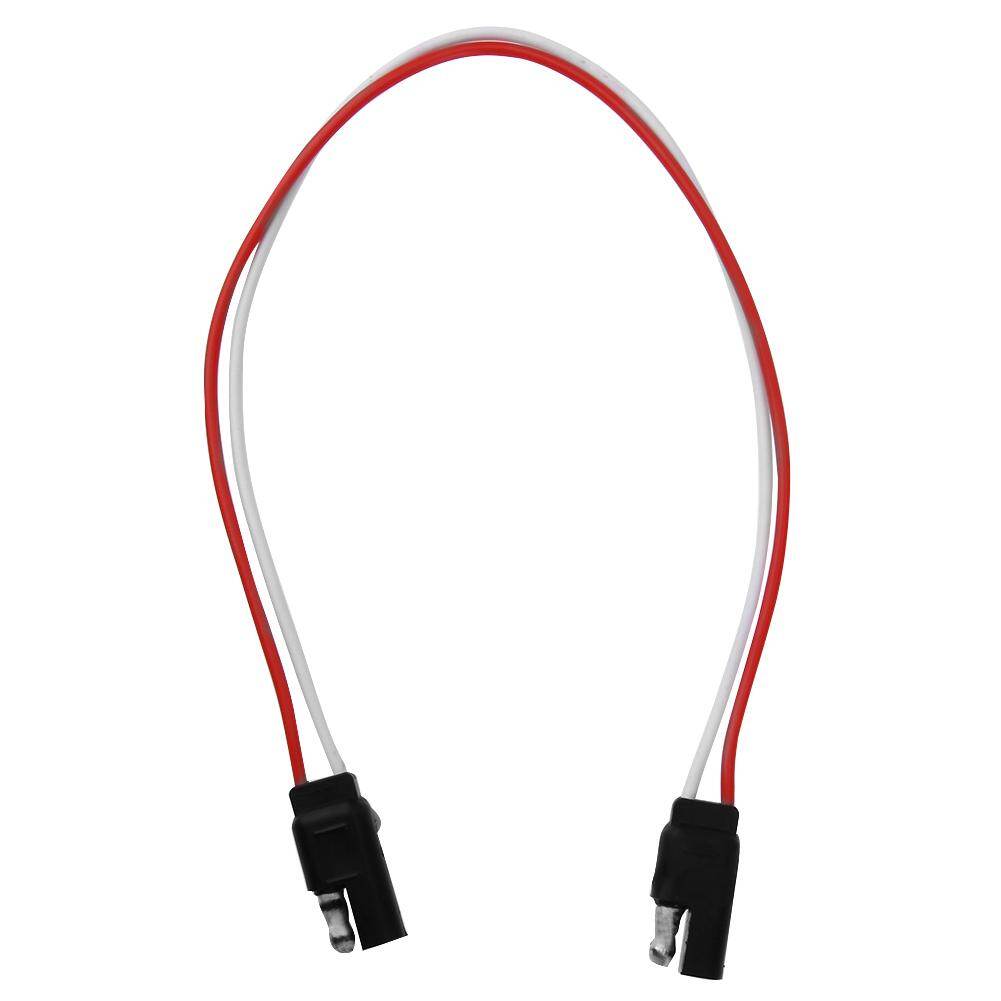 2-Pin SAE Cắm Trailer Ánh Sáng Dây Nịt Dây Điện Mở Rộng Phẳng Dây Nối