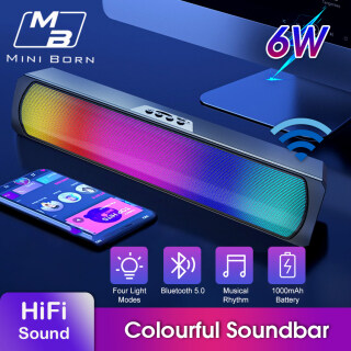 Loa Thanh Bluetooth Mini Born Loa Âm Thanh Nổi 360 Âm Thanh Di Động Hi thumbnail