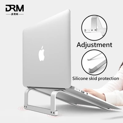 New Adjustable Aluminum Laptop Stand Portable Notebook Support Holder For Macbook Pro Computer Riser Stand Cooling Bracket