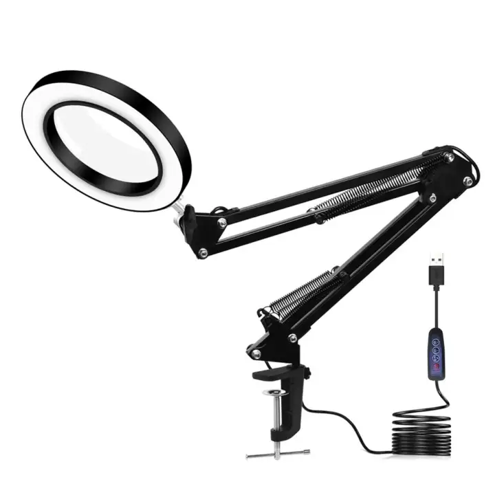 magnifying glass desktop