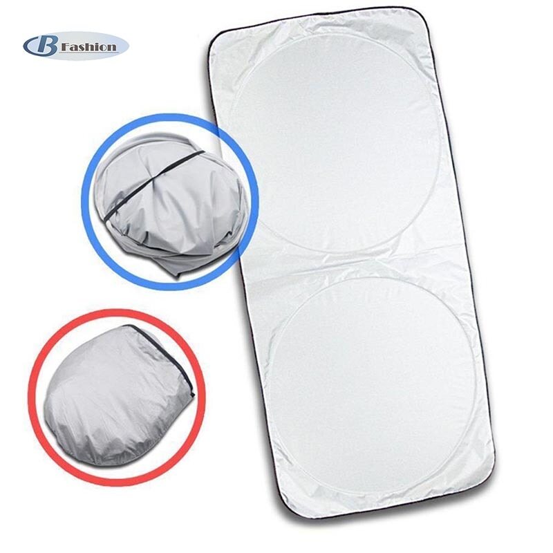 B-F Có Thể Gập Lại Tấm Che Nắng Kính Chắn Gió Xe Ô Tô Cửa Sổ Trước Lớn Visor Block Cover SUV Ô Che Nắng