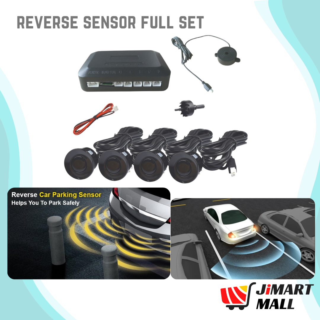 FULL SET REVERSE SENSOR Universal Car Parking Beep Back Rear Parking