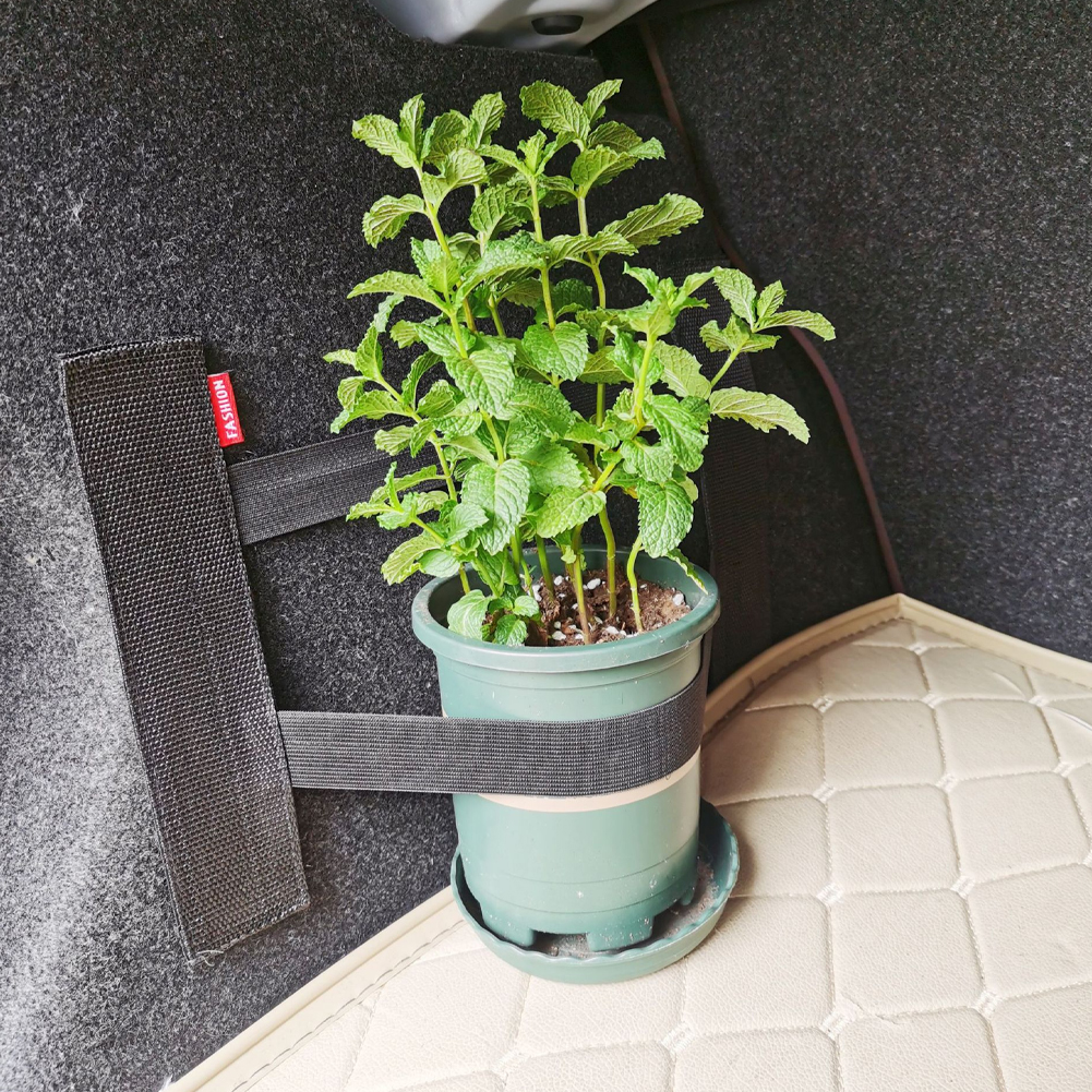 Takimeo cốp xe ô tô đàn hồi cố định dây đai cố định Bình chữa cháy mảnh vỡ có thể điều chỉnh Lưu trữ cố định băng phụ kiện sắp xếp nội thất
