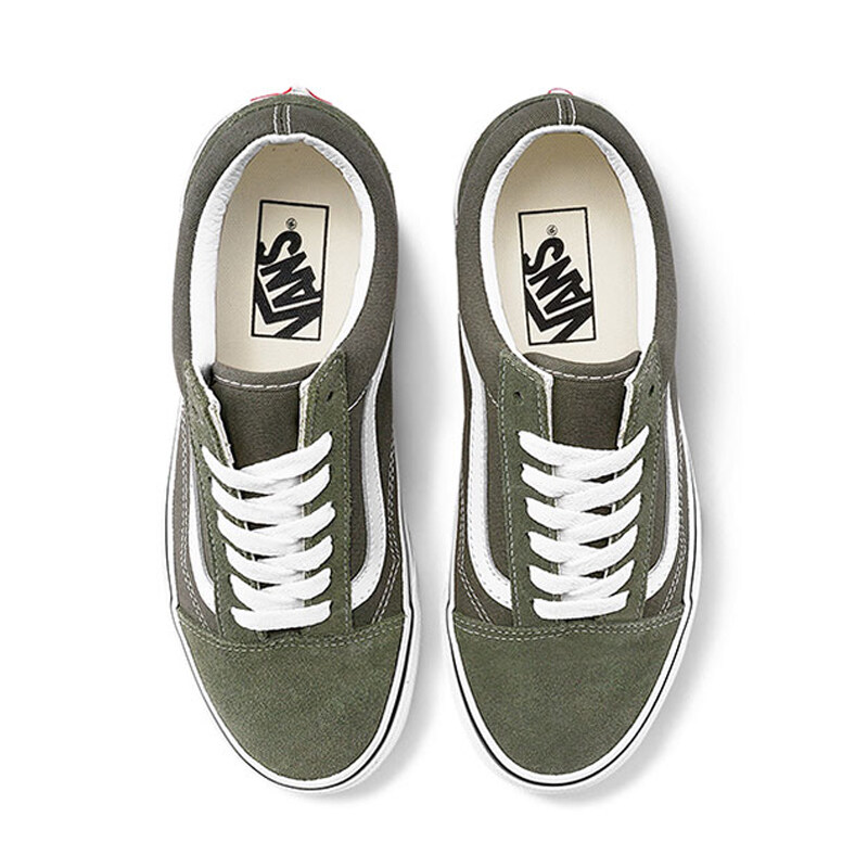 Olive green outlet vans womens