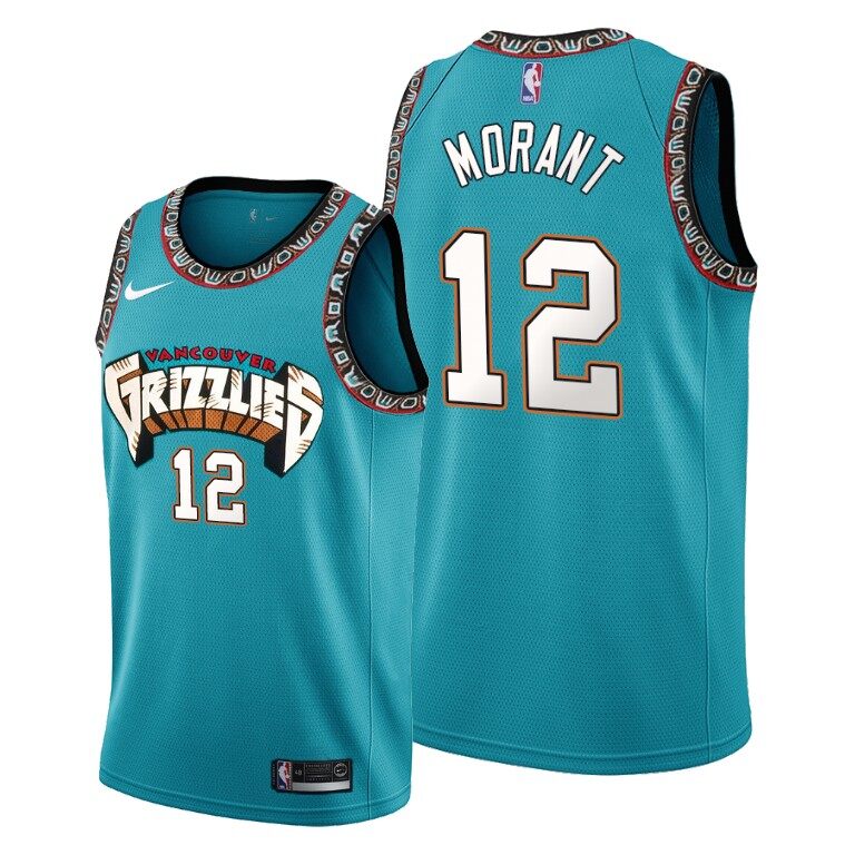 morant teal jersey