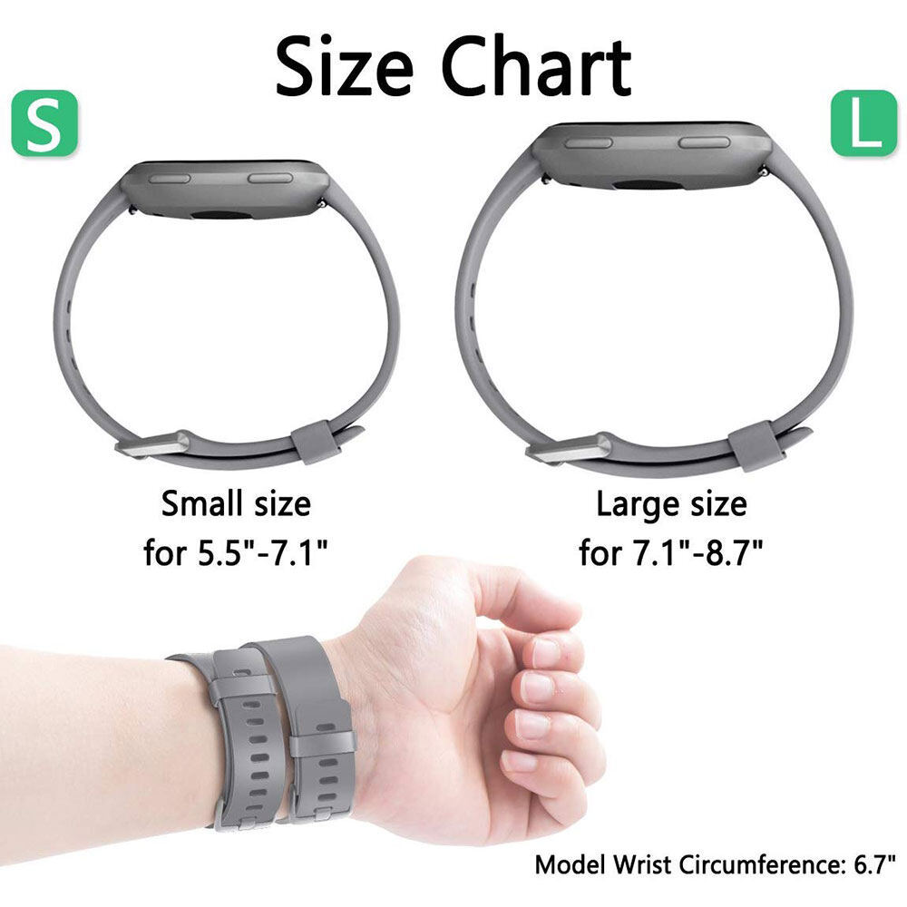 3 Dây Đeo Đồng Hồ Thông Minh Fitbit Versa/Fitbit Versa 2/Fitbit Versa Lite SE Tương Thích Dành Cho Nam Nữ Dây Đeo Cổ Tay Thể Thao Thay Thế Cho Đồng Hồ Fitbit Versa