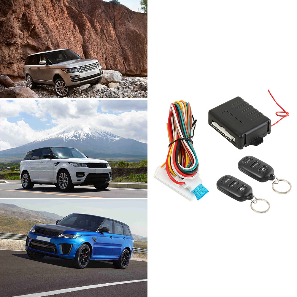 Alloet Bộ khóa cửa trung tâm điều khiển từ xa, hệ thống báo động không cần chìa cho ô tô 410/T126-INTL