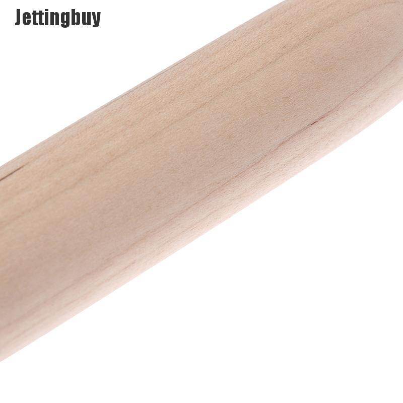[Jettingbuy] Rolling Pin Solid Wood Non Stick Wooden Pressing Stick Baking Dough Kitchen Tool