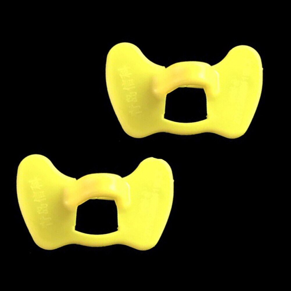 Chicken Glasses Yellow Plastic No Bolt Chicken Glasses Anti-Pecking Glasses Poultry Supplies Equipments Poultry Feeding Tools