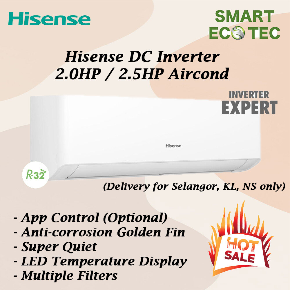 harga aircond hisense 1.5 hp inverter