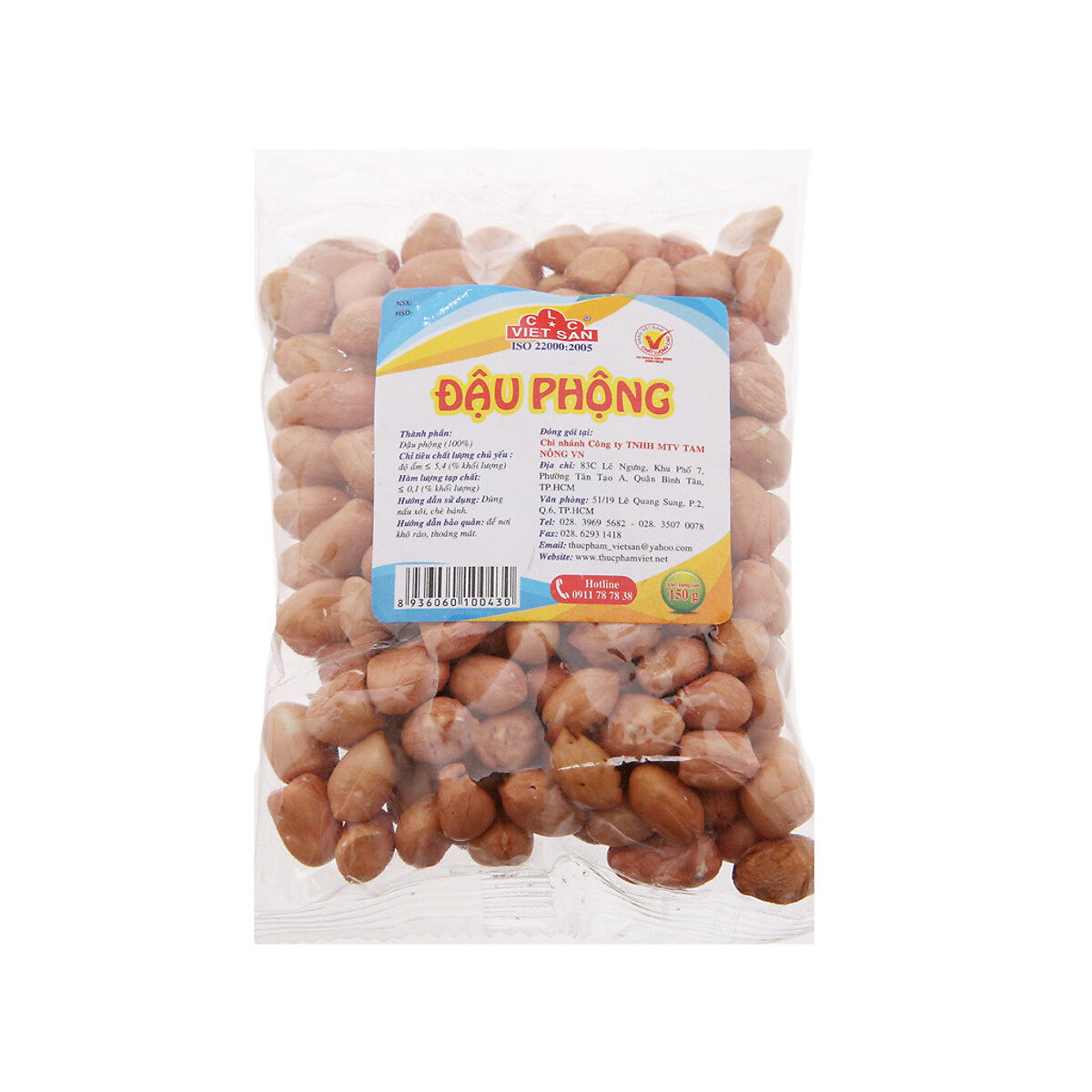 Đậu phộng sống - gói 150g
