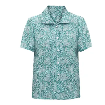plus size green polo shirt