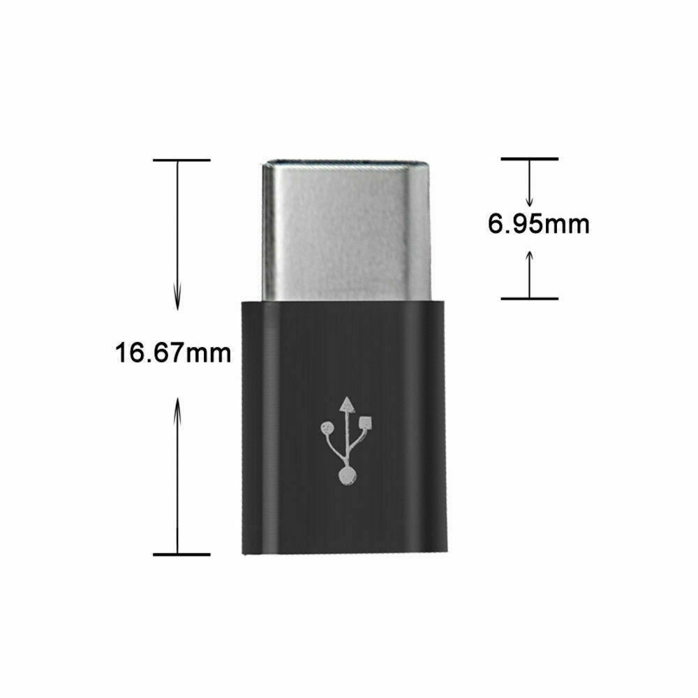 EL Stysle-Bộ Chuyển Đổi Từ Type C Sang Micro USB Bộ Chuyển Đổi TYPE-C Điện Thoại Thông Minh Android Bộ Chia Tách Tương Thích Truyền Dữ Liệu Sạc Cho Điện Thoại