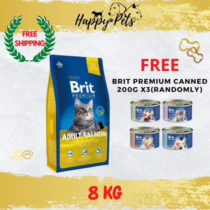 brit premium cat adult salmon