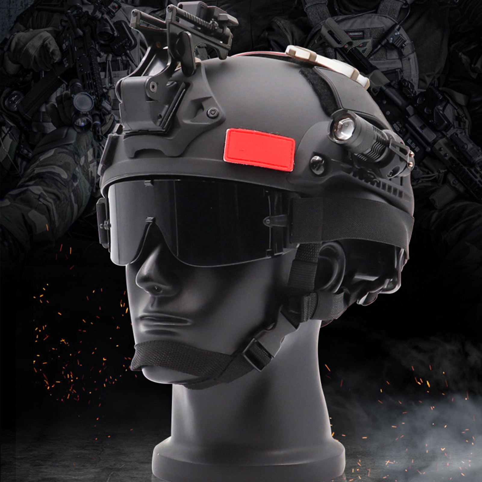 MICH2002 Outdoor Riding Field CS Helmet หูฟังทนแรงกระแทกสำหรับผู้ใหญ่ ...