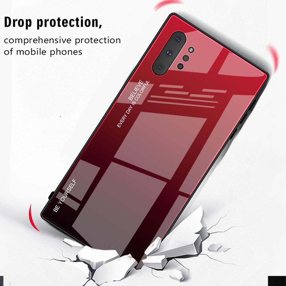 Ốp Cho Samsung Galaxy Note 10 Plus Ốp Lưng Điện Thoại Bằng Kính Cường Lực Tốt Ốp Cho Samsung Galaxy Note 10 Plus Ốp Kính Mát Thời Trang