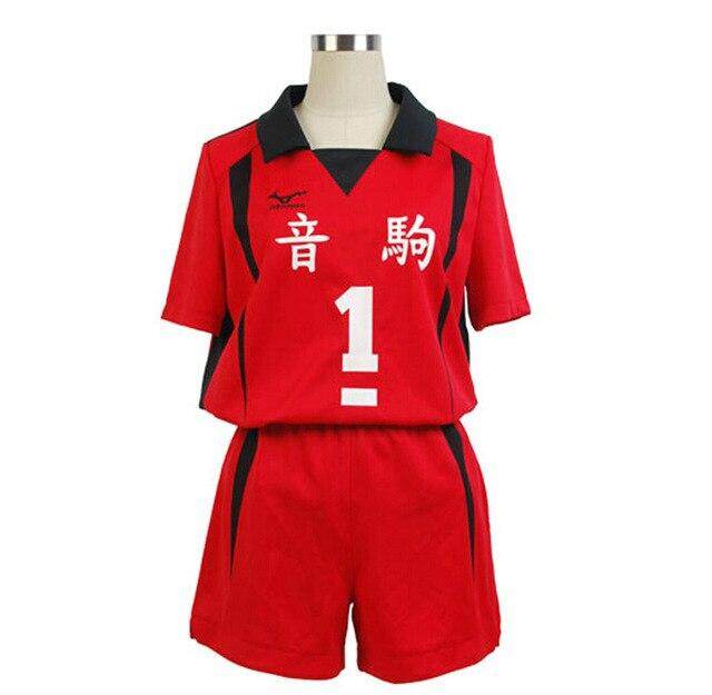 Haikyuu! Nekoma High School Uniform Jersey No.1 Tetsurou Kuroo Cosplay costume