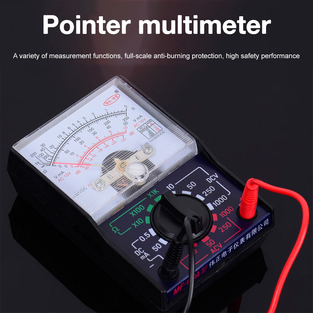 Aideepen Mini MF-110A Electric AC/DC OHM Voltmeter Ammeter Multimeter Meter Multi Tester