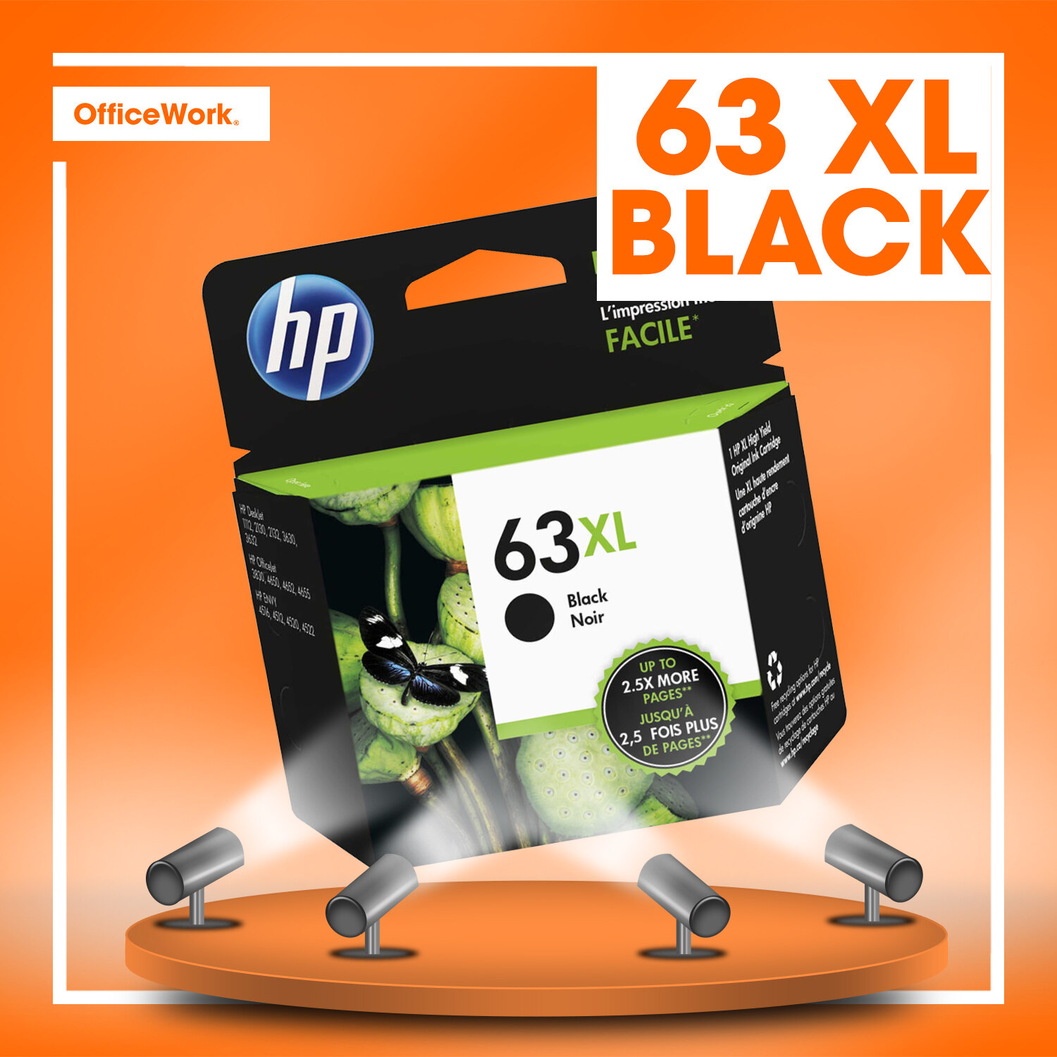 hp ink 63 officeworks