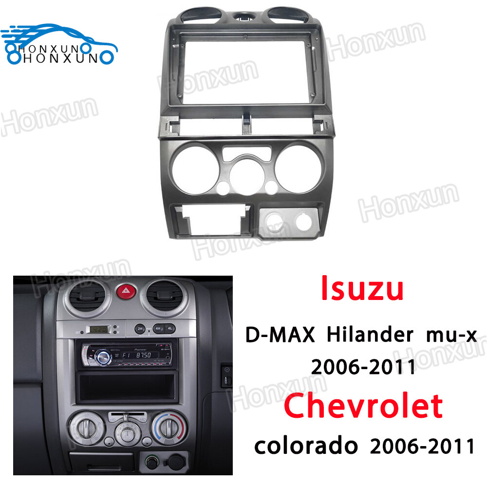 Honxun ชุดติดตั้งบนแผงวิทยุรถยนต์สำหรับ Isuzu DMAX Hilander Mu-7 Chevrolet Colorado 2006-2011หน้าจอขนาด9นิ้ว