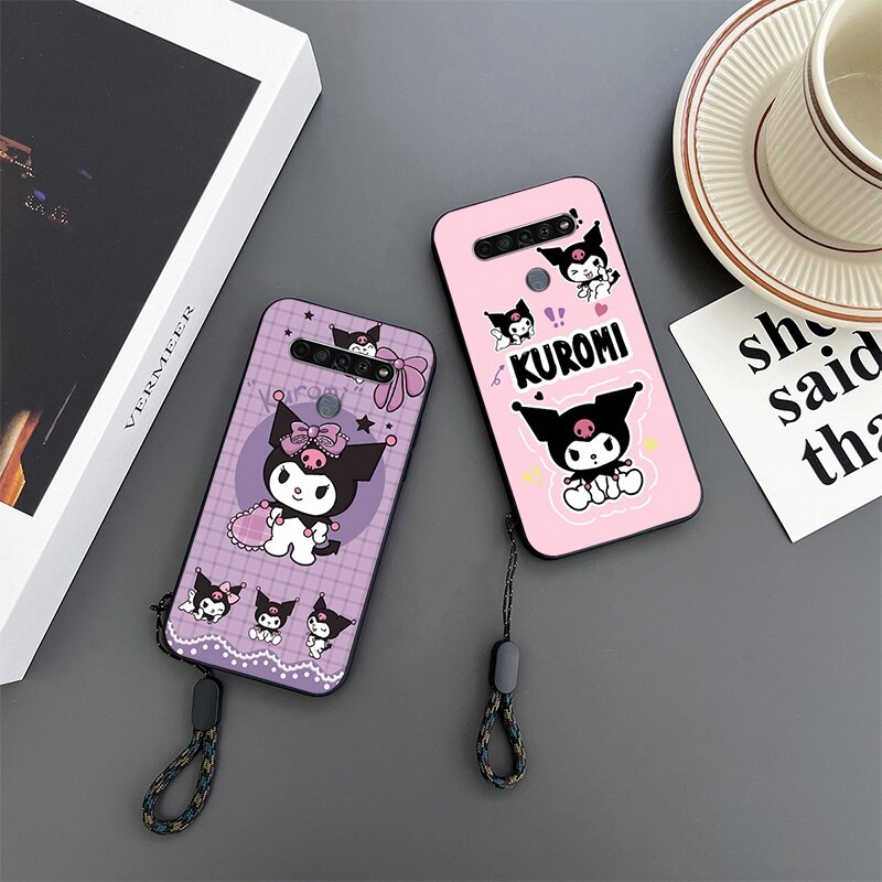 LG K61 Q61 Casing Cute Kuromi Protective Phone Case