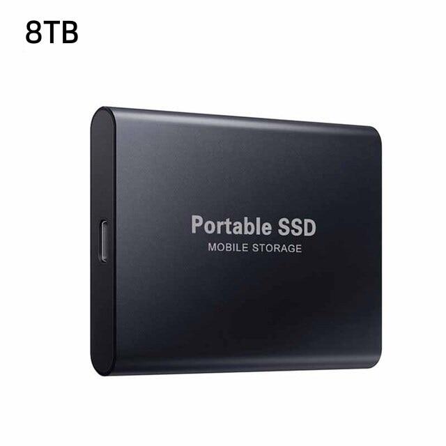 Ổ Cứng Thể Rắn Di Động Tốc Độ Cao Di Động Ổ Cứng Di Động SSD 128TB 16TB 64TB Bộ Lưu Trữ Ngoài Dành Cho Máy Tính Xách Tay