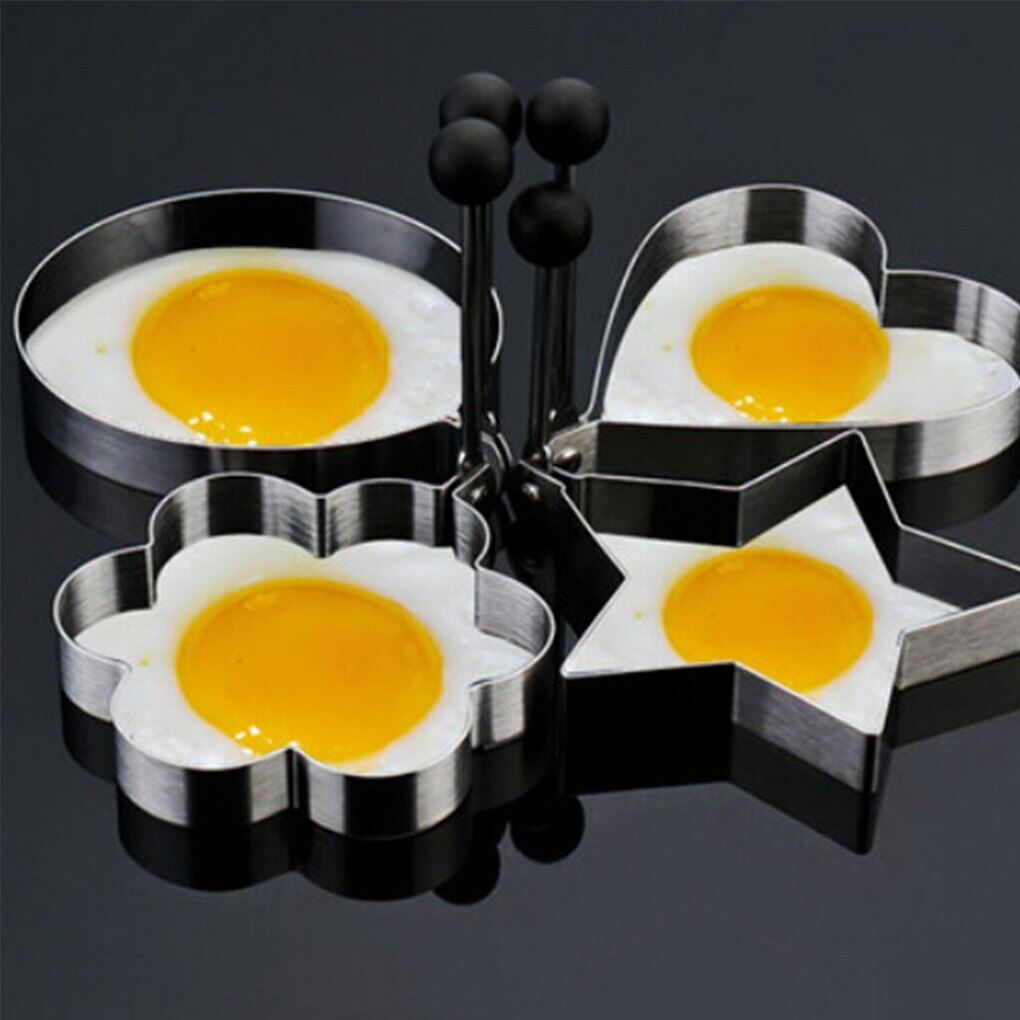 Stainless Steel Random Fried Egg Pancake Shaper Omelette Mold Mould Frying Egg Cooking Tools Kitchen Accessories Gadget Rings